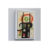 Ahşap Çerçeveli Joan Miro - Büyük Bilgisayar Tablo-7350
