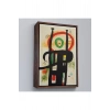 Ahşap Çerçeveli Joan Miro - Büyük Bilgisayar Tablo-7350