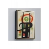 Ahşap Çerçeveli Joan Miro - Büyük Bilgisayar Tablo-7350