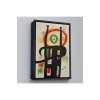 Ahşap Çerçeveli Joan Miro - Büyük Bilgisayar Tablo-7350