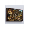 Ahşap Çerçeveli Yaşlı Pieter Brueghel - Hollanda Atasözleri Mavi Pelerin Tablo-7267