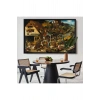 Ahşap Çerçeveli Yaşlı Pieter Brueghel - Hollanda Atasözleri Mavi Pelerin Tablo-7267