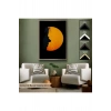 Ahşap Çerçeveli Güneş Ve Kadın Silüeti Tablo-7588