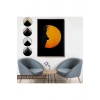 Ahşap Çerçeveli Güneş Ve Kadın Silüeti Tablo-7588