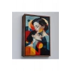 Ahşap Çerçeveli Anne Ve Kızı Tablosu-7791