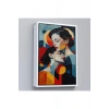 Ahşap Çerçeveli Anne Ve Kızı Tablosu-7791
