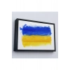 Ahşap Çerçeveli Ukrayna Bayrağı-7268