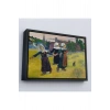 Ahşap Çerçeveli Paul Gauguin Bretonlu Kızlar Dans Tablosu