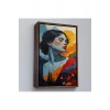 Ahşap Çerçeveli Soyut Güzel Kadın Tablosu-7922