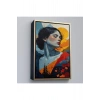 Ahşap Çerçeveli Soyut Güzel Kadın Tablosu-7922