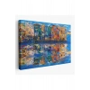 Amsterdam Hollada Şehir Yansıması Duvar Tablosu-1208