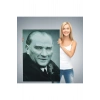 Atatürk Portre Tablosu Mustafa Kemal Atatürk Dikdörtgen Dekoratif Kanvas Tablo-CG-57