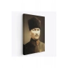 Atatürk Portre Tablosu Mustafa Kemal Atatürk Dikdörtgen Dekoratif Kanvas Tablo-CK-61