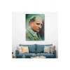 Atatürk Portre Tablosu Mustafa Kemal Atatürk Dikdörtgen Dekoratif Kanvas Tablo-CL-62
