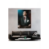 Atatürk Portre Tablosu Mustafa Kemal Atatürk Dikdörtgen Dekoratif Kanvas Tablo-CO-64