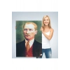 Atatürk Portre Tablosu Mustafa Kemal Atatürk Dikdörtgen Dekoratif Kanvas Tablo-CS-69