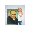 Atatürk Portre Tablosu Mustafa Kemal Atatürk Dikdörtgen Dekoratif Kanvas Tablo-CŞ-70