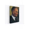Atatürk Portre Tablosu Mustafa Kemal Atatürk Dikdörtgen Dekoratif Kanvas Tablo-DH-85