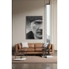 Atatürk Portre Tablosu Mustafa Kemal Atatürk Dikdörtgen Dekoratif Kanvas Tablo-FS-142