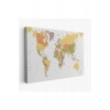 Dünya Haritası  Dekoratif Kanvas Tablo 1042