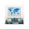 Dünya Haritası  Dekoratif Kanvas Tablo 1051