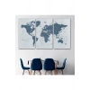 Dünya Haritası  Dekoratif Kanvas Tablo 1062