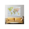 Dünya Haritası  Dekoratif Kanvas Tablo 1069