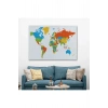 Dünya Haritası  Dekoratif Kanvas Tablo 1096