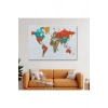 Dünya Haritası  Dekoratif Kanvas Tablo 1110