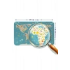 Eğitici Dünya Haritası Dünya Atlası Çocuk ve Bebek Odası Duvar Sticker-60x105-3776