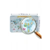 Eğitici Dünya Haritası Dünya Atlası Çocuk ve Bebek Odası Duvar Sticker-60x105-3791