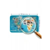 Eğitici Dünya Haritası Dünya Atlası Çocuk ve Bebek Odası Duvar Sticker -60x105-3806