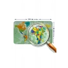 Eğitici Ülke ve Başkent Okyanus Detaylı Atlası Dünya Haritası Duvar Sticker -60x105-3835