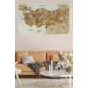 Eğitici ve Öğretici Detaylı Komşulu Türkiye Haritası Duvar Sticker-60x105-3847