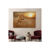 Erkek Aslan Dekoratif Kanvas Tablo 1138