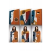 Gerçeküstü Soyut Yüzler Dekoratif Duvar Tablosu Üçlü Set-DT-97