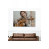 Gitar Çalan Kız Duvar Tablosu-1241