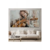 Gitar Çalan Kız Duvar Tablosu-1241