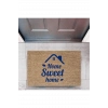 Kapı Önü Paspası Dekoratif Dijital Baskı Home Sweet Home P-2321