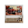 Kırmızı Klasik Araba Tablosu-6608