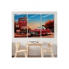 Kırmızı Klasik Araba Tablosu-6611