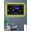 Led Işıklı 3d Dekoratif (hediyelik kanvas tablo)
