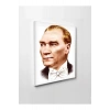 Led Işıklı Atatürk Şık Hediyelik Kanvas Tablo