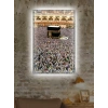 Led Işıklı Kabe (dini içerikli tablo)