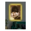 Led Işıklı Mustafa Kemal Atatürk Kanvas Tablo