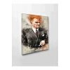 Led Işıklı Mustafa Kemal Atatürk Kanvas Tablo (çok şık)