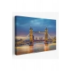 Londra Köprüsü  Gece Manzara Tablosu-6638