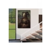Mona Liza Duruşlu Canavar Duvar Tablosu-6246