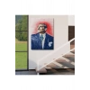 Mustafa Kemal Atatürkün Yağlıboya Görünümlü Portre Çizimi Dekoratif Kanvas Tablo-DD-81