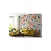Renkli Çiçekler Desenli Duvar Kağıdı-5651